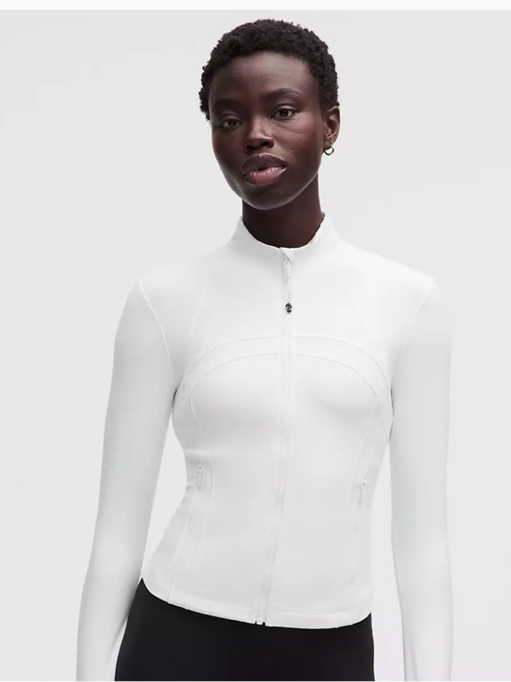 Lululemon Define Cropped Jacket Nulu off-white like Bone or Light Ivory size 6